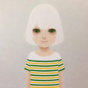 山田航平『最初の人間（緑と黄）』