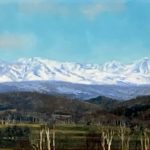 菊池潤子『雪解け進む大雪山』
