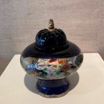 黒木国昭『香炉　金、プラチナ象嵌「光琳」』