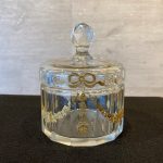 オールドバカラ『金彩蓋物』