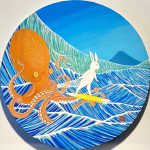 鈴木強『笑うタコとサーフィンウサギ』